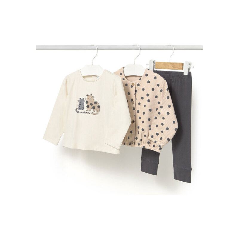 Completo felpa, maglia e leggings Mayoral