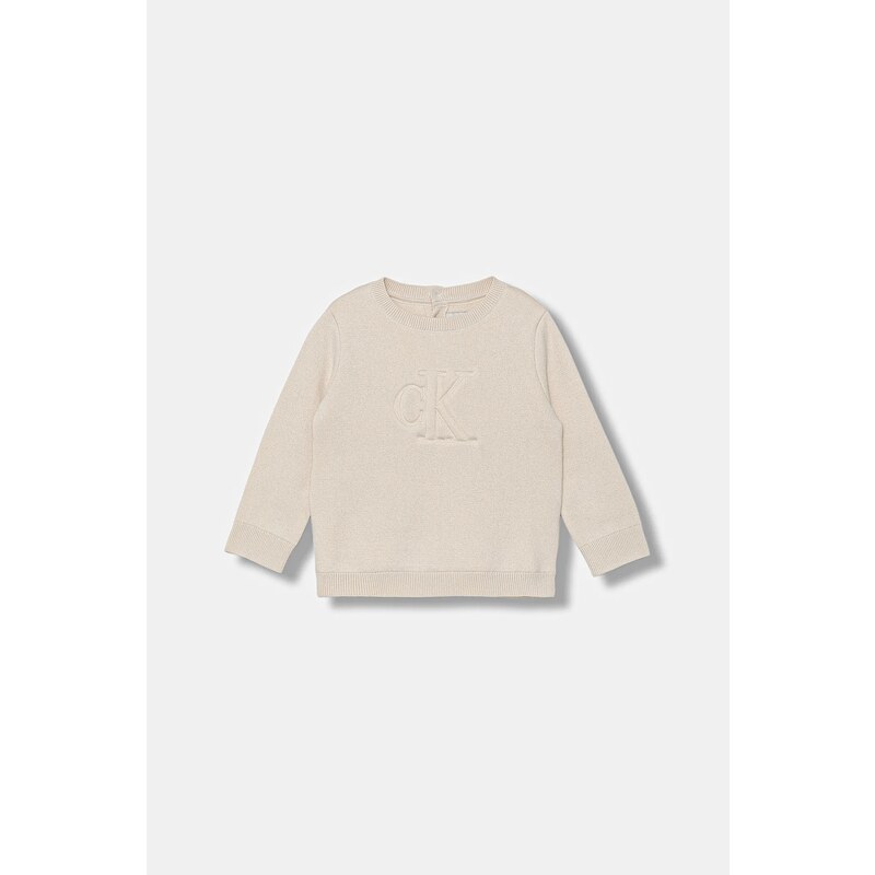 Calvin Klein Jeans maglione per neonati colore beige IN0IN00234