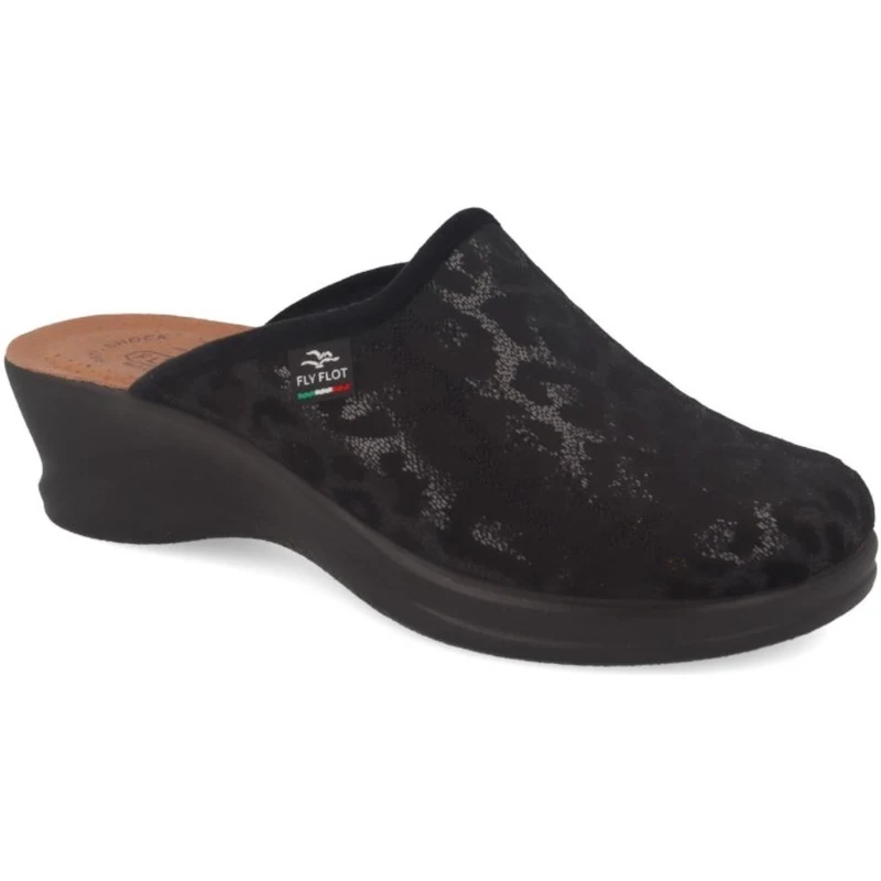Fly Flot FlyFlot T4 368 FE Blu Pantofole Per Donna In Tessuto Con Sottopiede In Pelle T4 368 Fe 10064