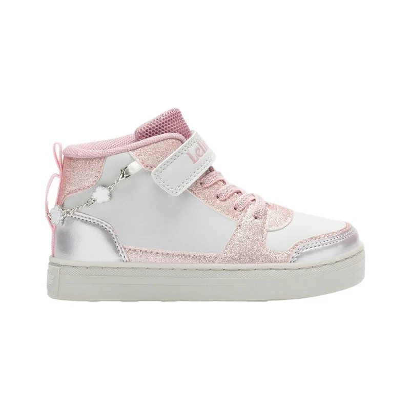 Sneakers Lelli Kelly Bambina Glitter Argento/Rosa &ndash; Taglia 7 &ndash; Slip-on