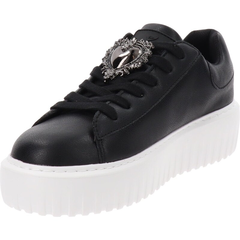 Braccialini Sneakers Donna in Similpelle Nero