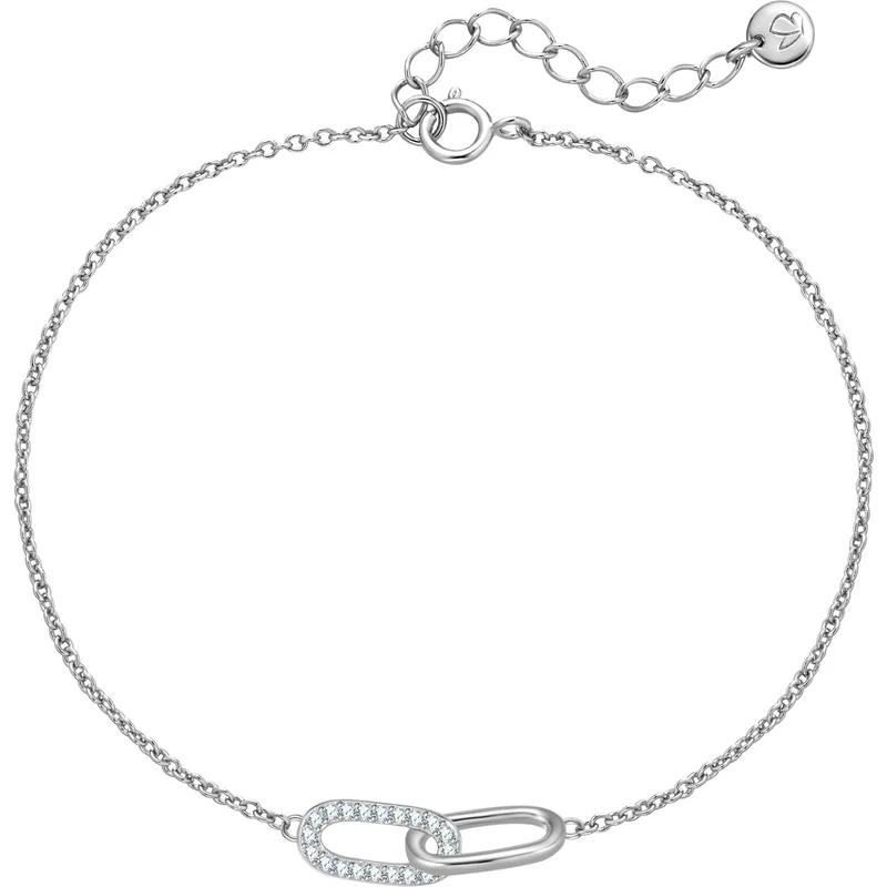 Glanzstücke München Bracciale Donna In Argento Sterling Con Maglia Figaro