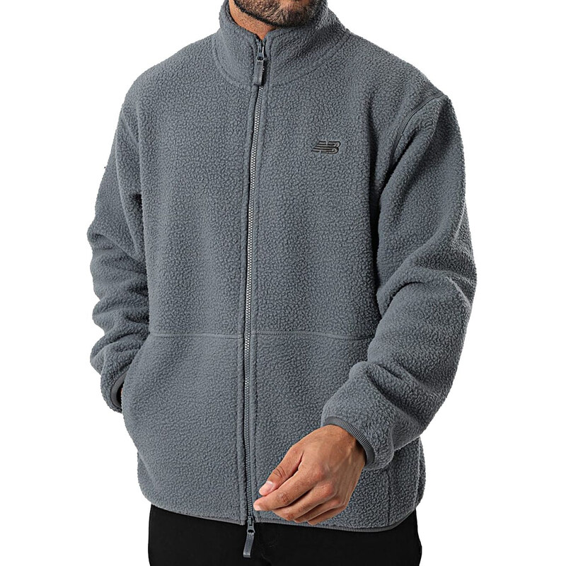 New Balance High Pile Jacket - Graphite Grey Giubbotti Uomo AI25