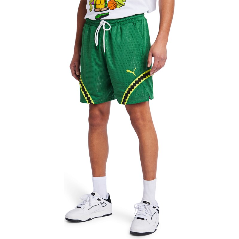 Puma Tmnt 2 Way Short Uomo - Pantaloncini Verde - Taglia S - Nylon
