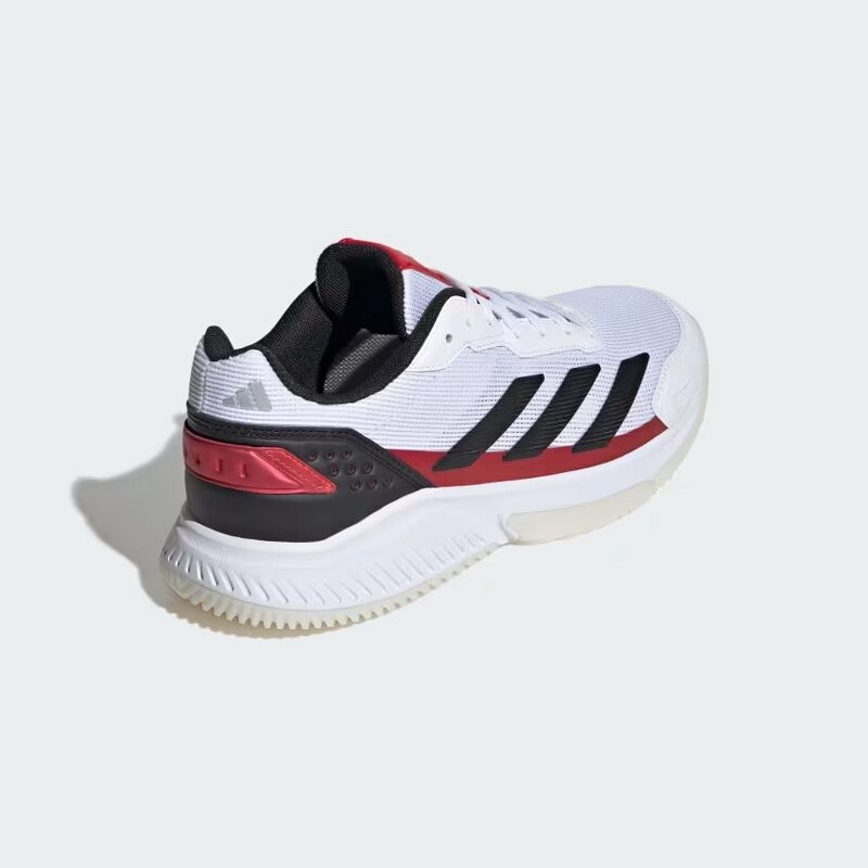 Adidas Scarpe da Padel Courtquick Uomo Cloud White/Core Black/Lucid Red