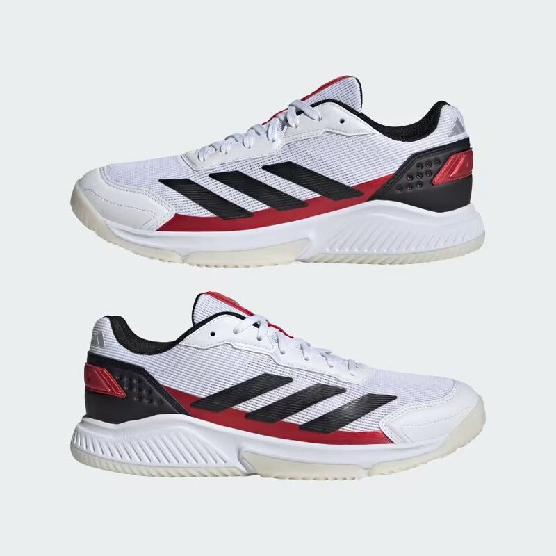 Adidas Scarpe da Padel Courtquick Uomo Cloud White/Core Black/Lucid Red