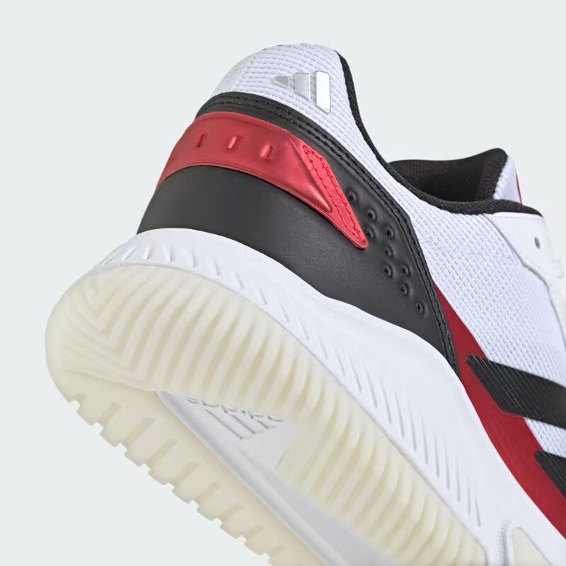 Adidas Scarpe da Padel Courtquick Uomo Cloud White/Core Black/Lucid Red