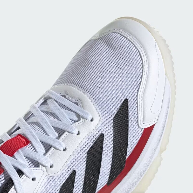 Adidas Scarpe da Padel Courtquick Uomo Cloud White/Core Black/Lucid Red