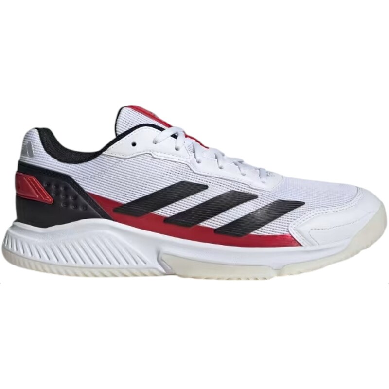 Adidas Scarpe da Padel Courtquick Uomo Cloud White/Core Black/Lucid Red
