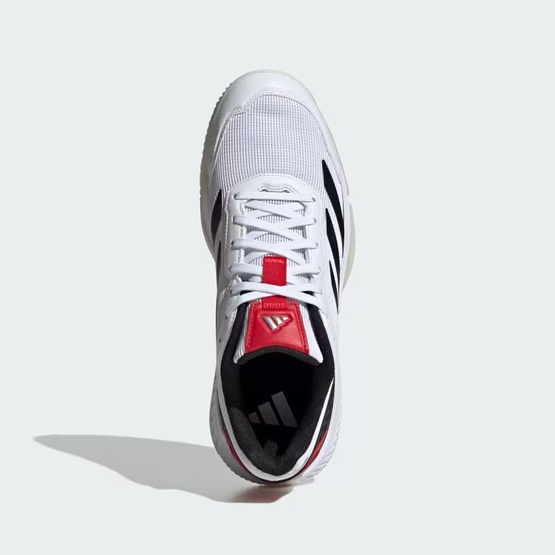 Adidas Scarpe da Padel Courtquick Uomo Cloud White/Core Black/Lucid Red