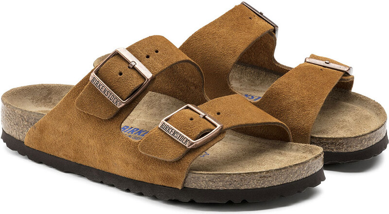 Birkenstock Arizona SFB VL Mink Regular Fit Donne - Sandali Birkenstock - Marrone - 1009526-5