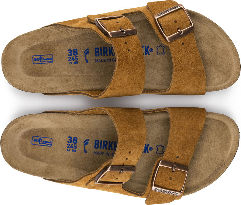 Birkenstock Arizona SFB VL Mink Regular Fit Donne - Sandali Birkenstock - Marrone - 1009526-5