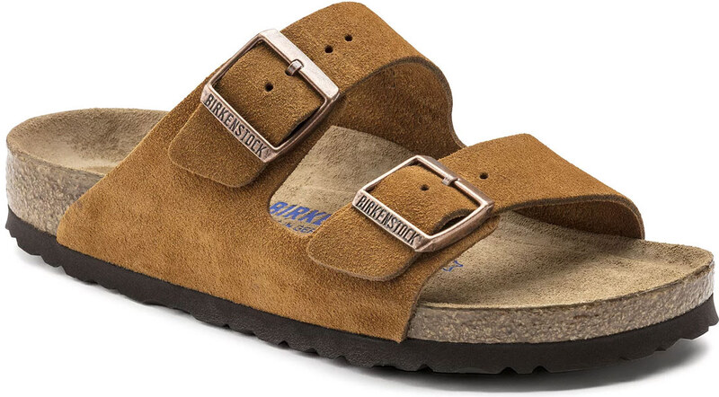 Birkenstock Arizona SFB VL Mink Regular Fit Donne - Sandali Birkenstock - Marrone - 1009526-5