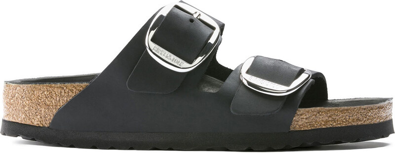 Birkenstock Arizona Big Buckle Black Narrow Fit Unisex - Sandali Birkenstock - Nero - 1011075-2.5