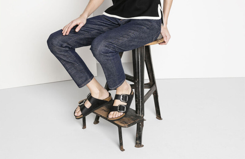 Birkenstock Arizona Big Buckle Black Narrow Fit Unisex - Sandali Birkenstock - Nero - 1011075-2.5