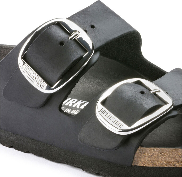 Birkenstock Arizona Big Buckle Black Narrow Fit Unisex - Sandali Birkenstock - Nero - 1011075-2.5