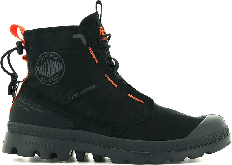 Palladium Pampa Travel Lite Black - Uomini - Scarpe Palladium - Nero - 77039-008-M