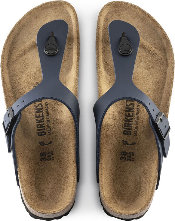 Birkenstock Gizeh Birko-Flor Narrow Fit Unisex - Sandali Birkenstock - Blu - 143623-5.5