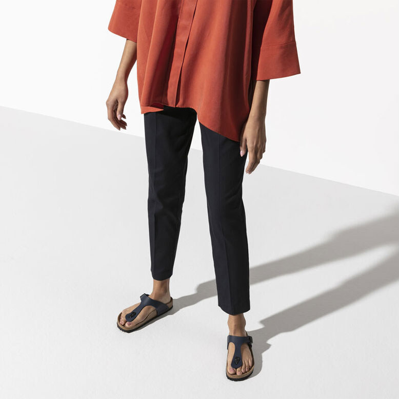 Birkenstock Gizeh Birko-Flor Narrow Fit Unisex - Sandali Birkenstock - Blu - 143623-5.5