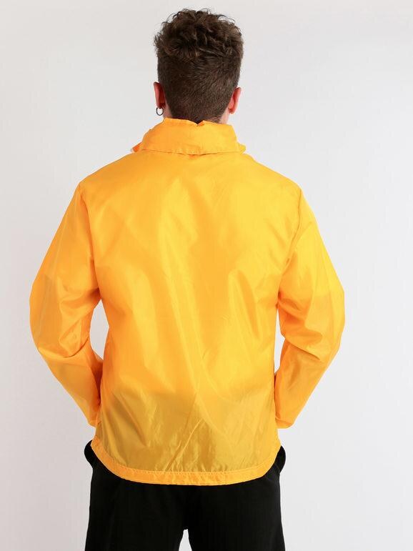 WOWOW Giacca A Vento Unisex In Poliestere: Leggera E Pratica, Taglia XL, Colore Giallo, Perfetta Per Uomini E Donne