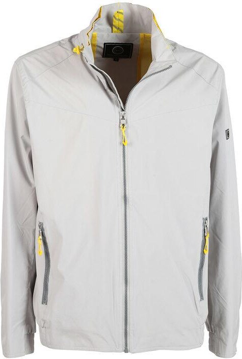 Wampum Giacca a Vento Con Full Zip Giacconi e Giubbotti Uomo Grigio Taglia Xxl