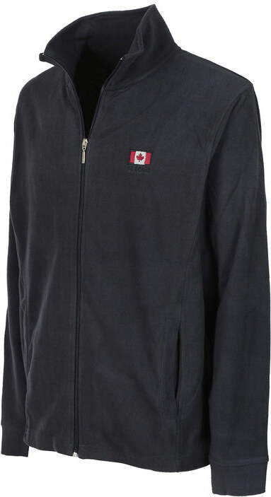 Be Board Felpa Uomo In Micropile Con Zip Pesanti Blu Taglia L