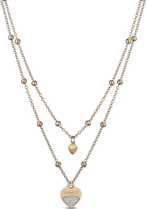 Collana donna gioielli Ops Objects glitter fancy cuore opscl-371