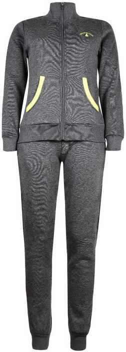 Scuola Nautica Italiana Tuta Da Donna In Cotone Felpato Con Zip Pesanti Grigio Taglia S