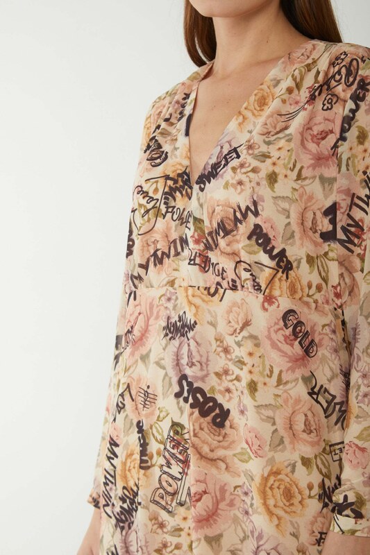 TWINSET Abito Beige a Fantasia - 38