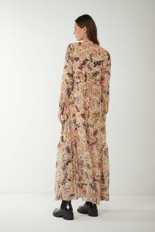 TWINSET Abito Beige a Fantasia - 38