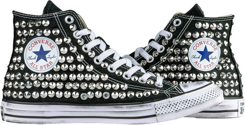 CONVERSE PERSONALIZZATE NERA BAMIA