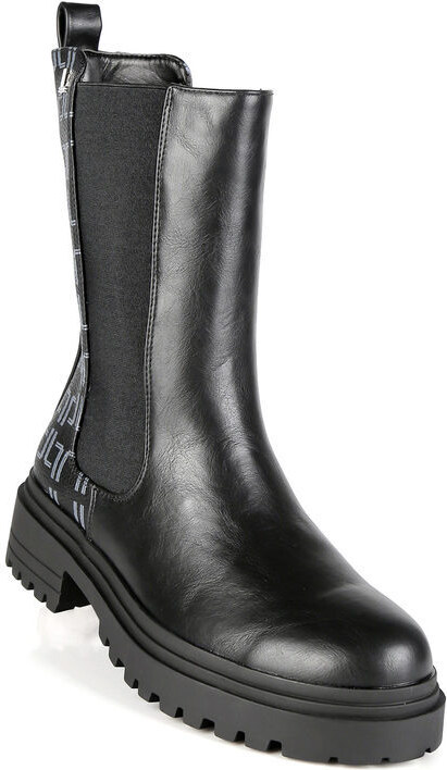 Lancetti Stivaletti Da Donna Modello Chelsea Tronchetti Nero Taglia 40