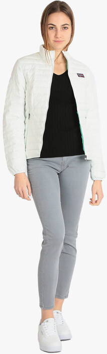 Norway Piumino Leggero Da Donna Con Cerniera Giacche Leggere Bianco Taglia L