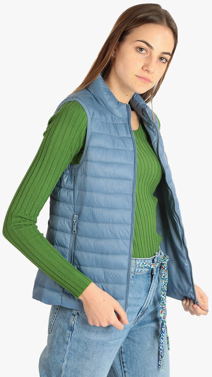 Solada Giacca Smanicata Da Donna Smanicati Jeans Taglia S