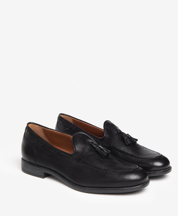 NeroGiardini E302780UE Mocassino uomo in pelle nera