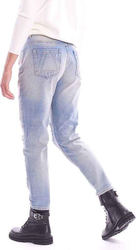 JEANS BOYFRIEND TWINSET ACTITUDE CON ROTTURE