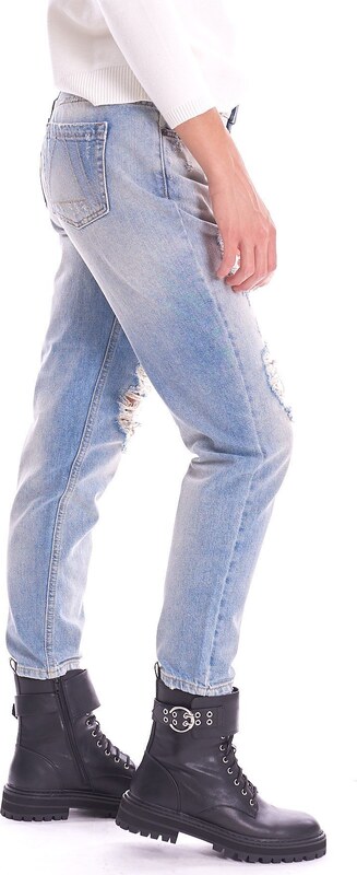 JEANS BOYFRIEND TWINSET ACTITUDE CON ROTTURE