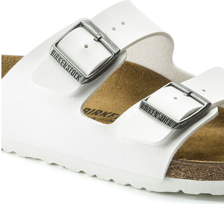 Birkenstock Arizona Birko-Flor White Regular Fit Donne - Sandali Birkenstock - Bianco - 0552681-7.5