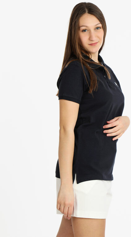 Be Board Polo Donna a Maniche Corte In Cotone Manica Corta Blu Taglia L