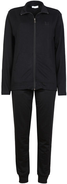 Laura Biagiotti Completo Sportivo Donna 2 Pezzi In Cotone Tute Sportive Nero Taglia S