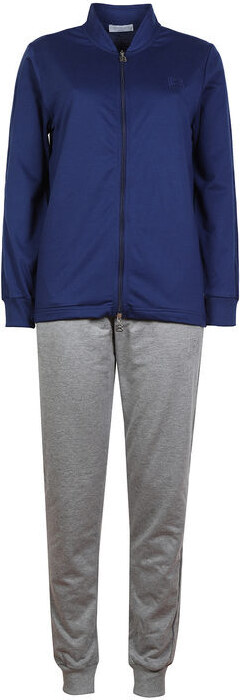 Laura Biagiotti Completo Donna 2 Pezzi In Cotone Tute Sportive Blu Taglia S