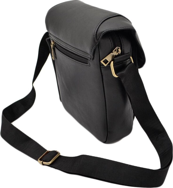 Borsa A Tracolla Uomo In PU – Zaino Portafoglio Da Petto Per Viaggi, Escursioni E Lavoro – Cerniera Liscia E Tracolla Regolabile