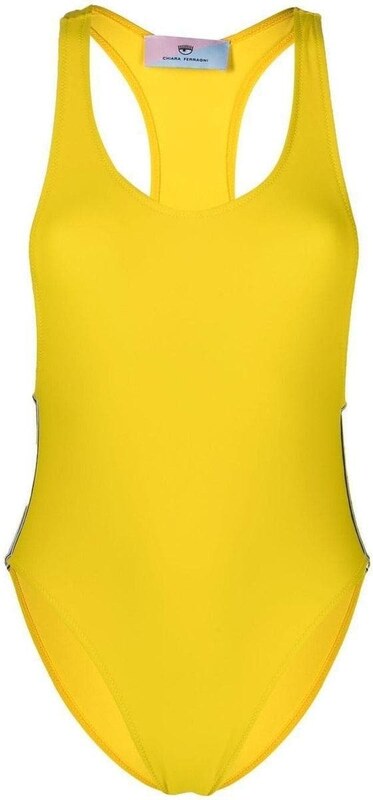 Chiara Ferragni Costume intero olimpionico logomania