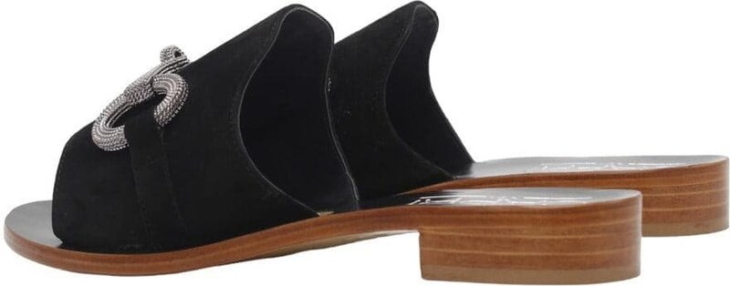 Capri Vittorio Citro Ciabatte con applicazione catena