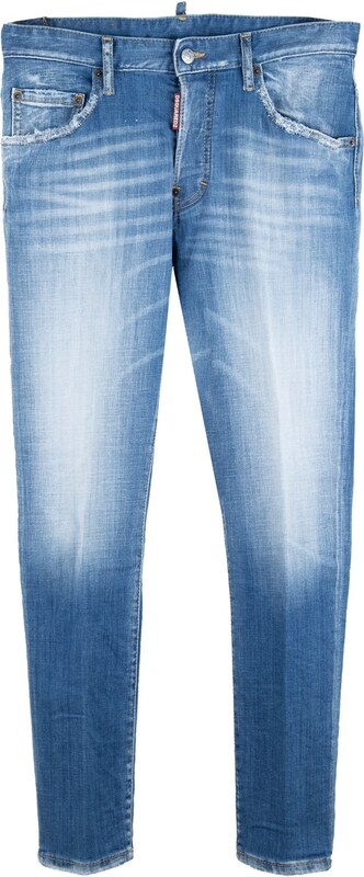 DSQUARED2 S74LB1276 470 Jean-56 Denim Cotone, Elastan, Poliestere, Pelle