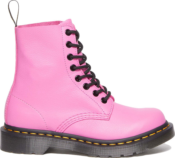Dr. Martens 1460 Pascal Virginia Leather Boots Donne - Scarpe Dr. Martens - Rosa - DM30689717-3