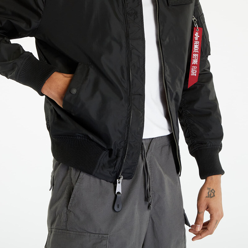 Giacca Alpha Industries MA-1 TT Hood Black S