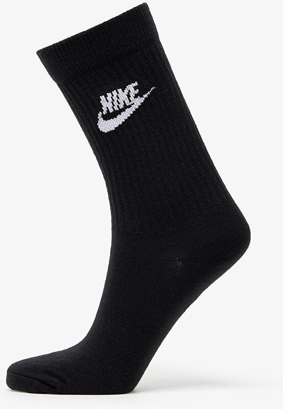 Nike NSW Everyday Essential Crew Socks 3-Pack Black/ White M