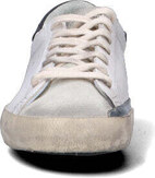 GOLDEN GOOSE SUPER-STAR SKATE Sneaker uomo bianca/nera in pelle SNEAKERS