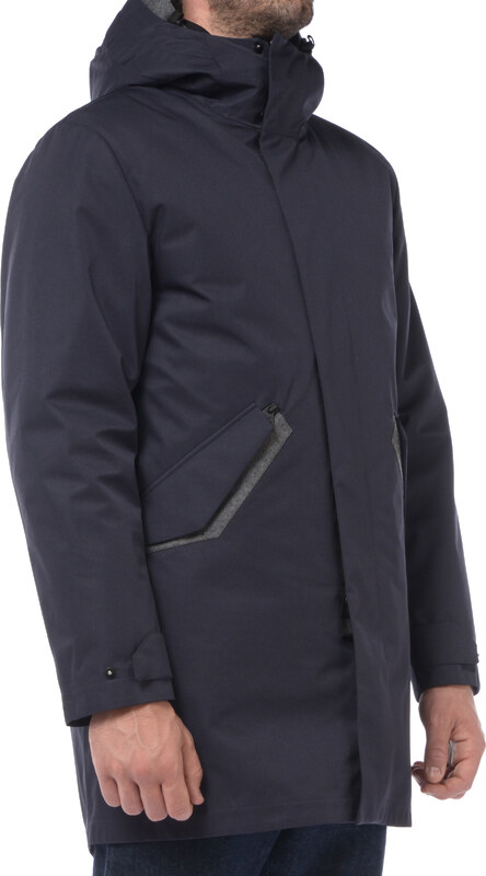 giaccone da uomo Piquadro parka con interno staccabile